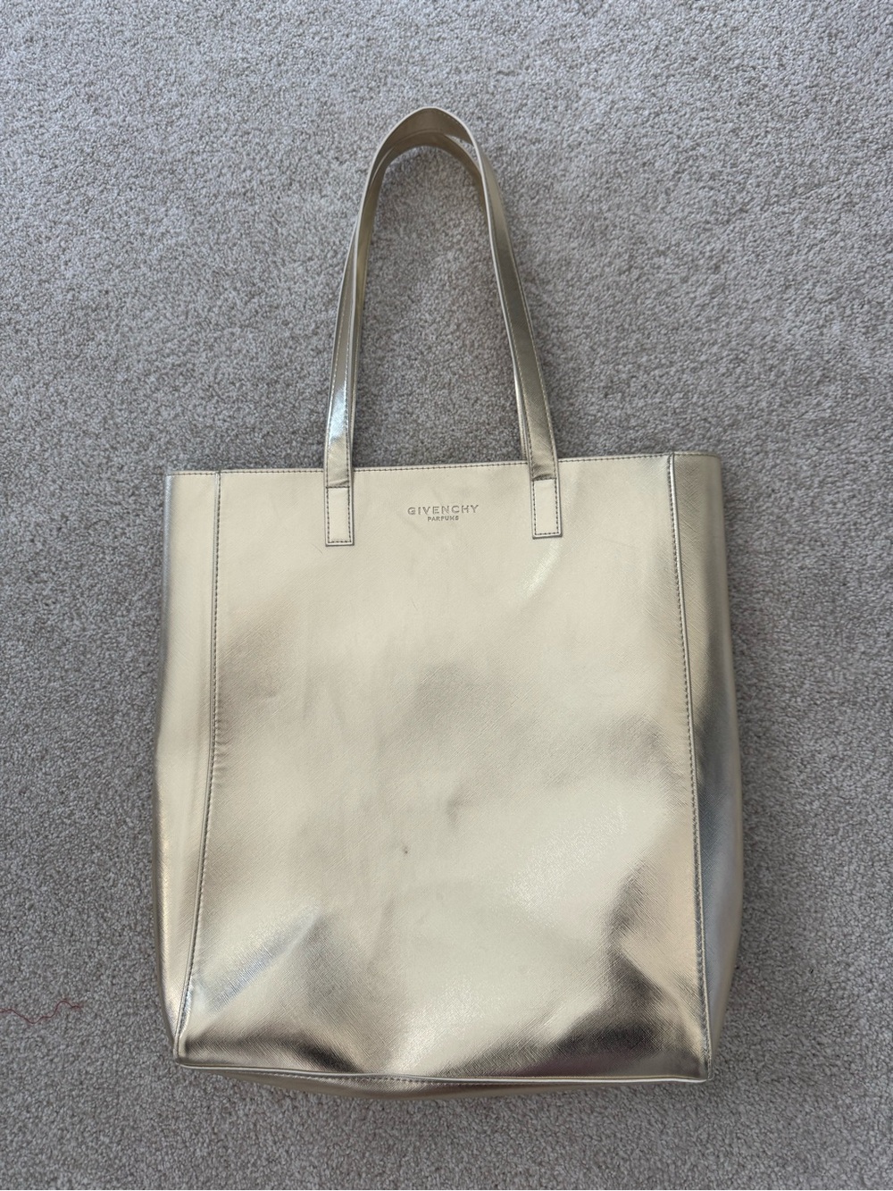 Givenchy Metallic Gold Leather Tote (never used)